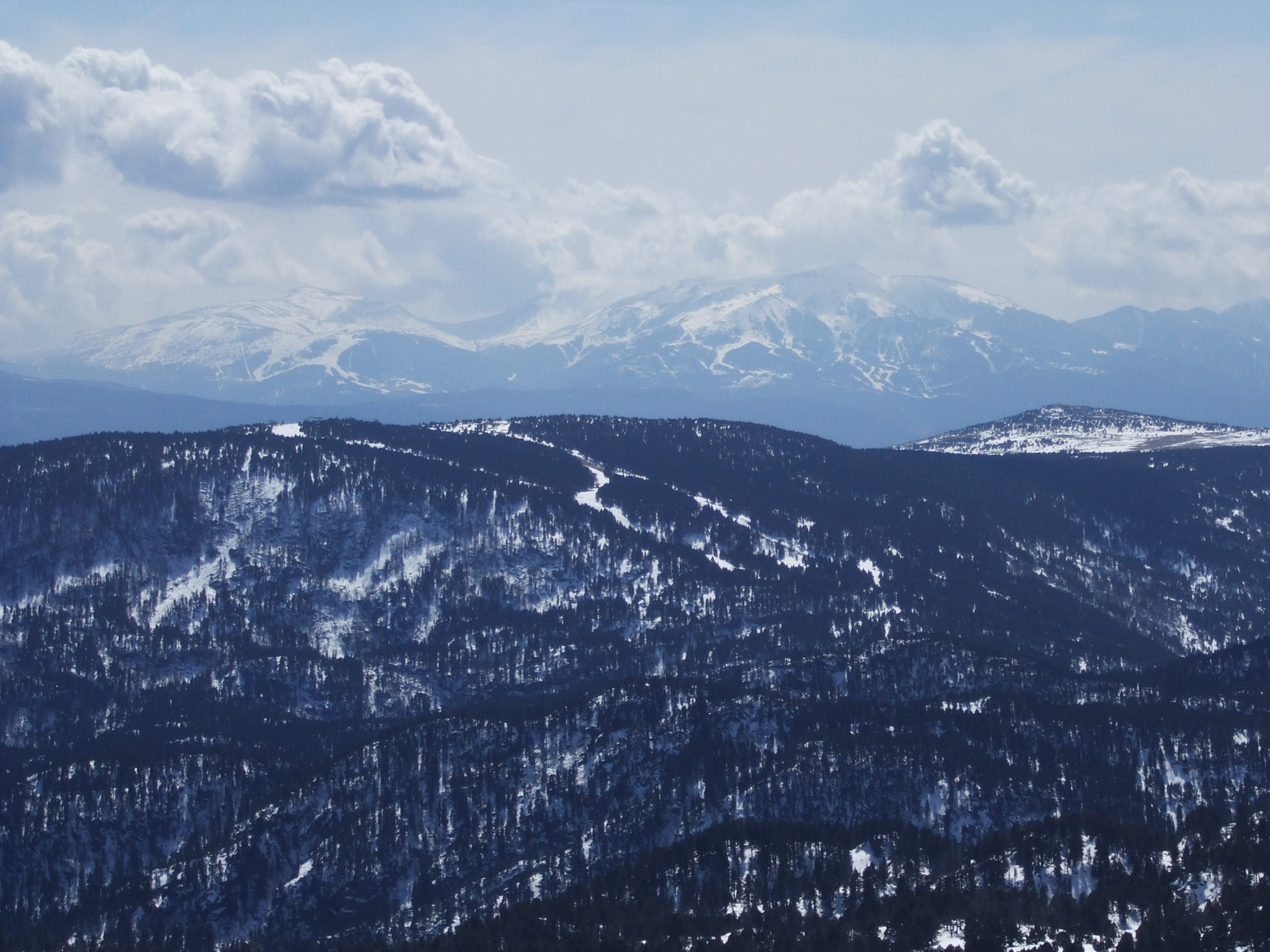 els angles a font romeu i la tossa d'alp al fons
