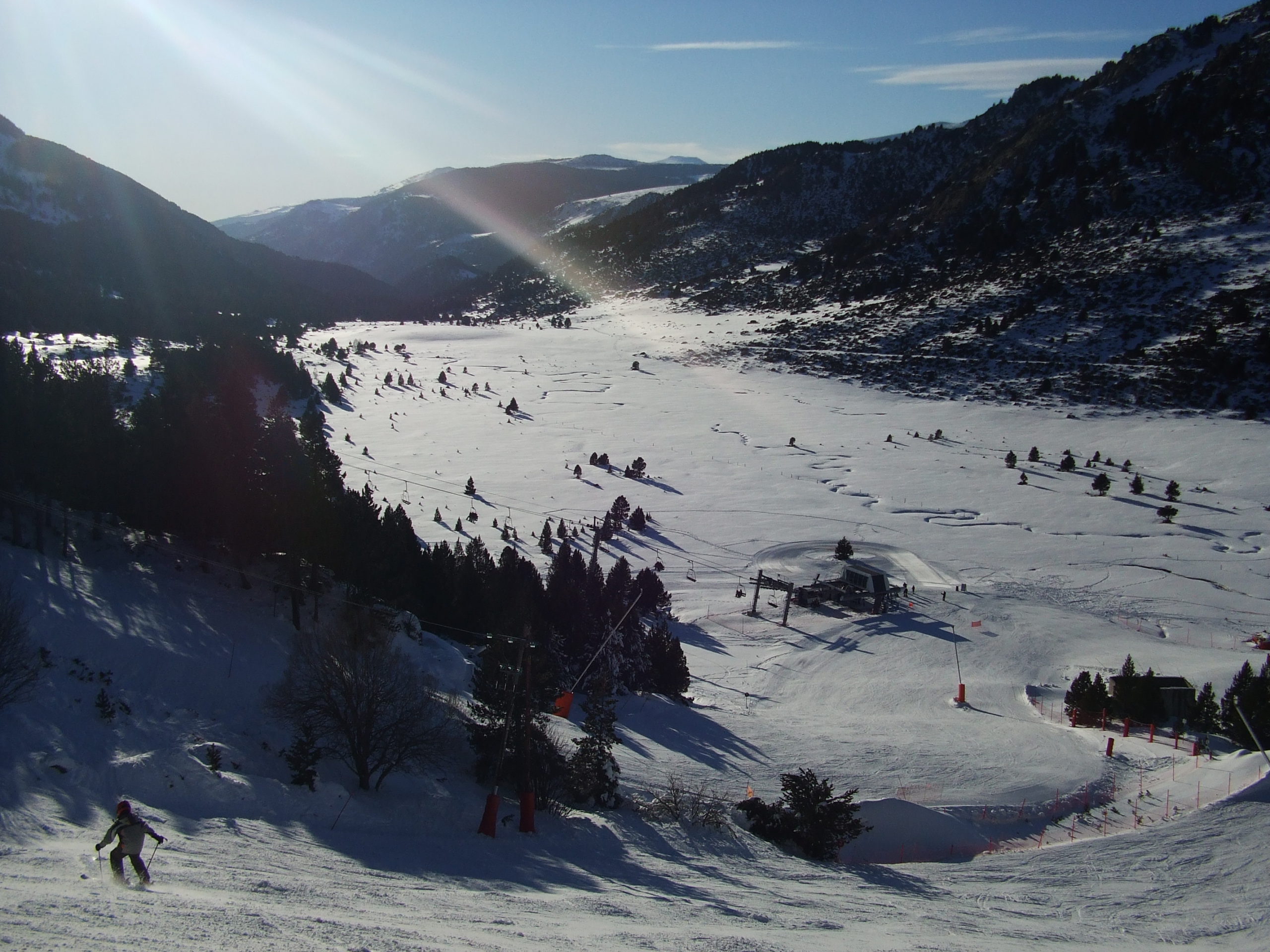 font romeu al bosc de llívia, estany de la pradella