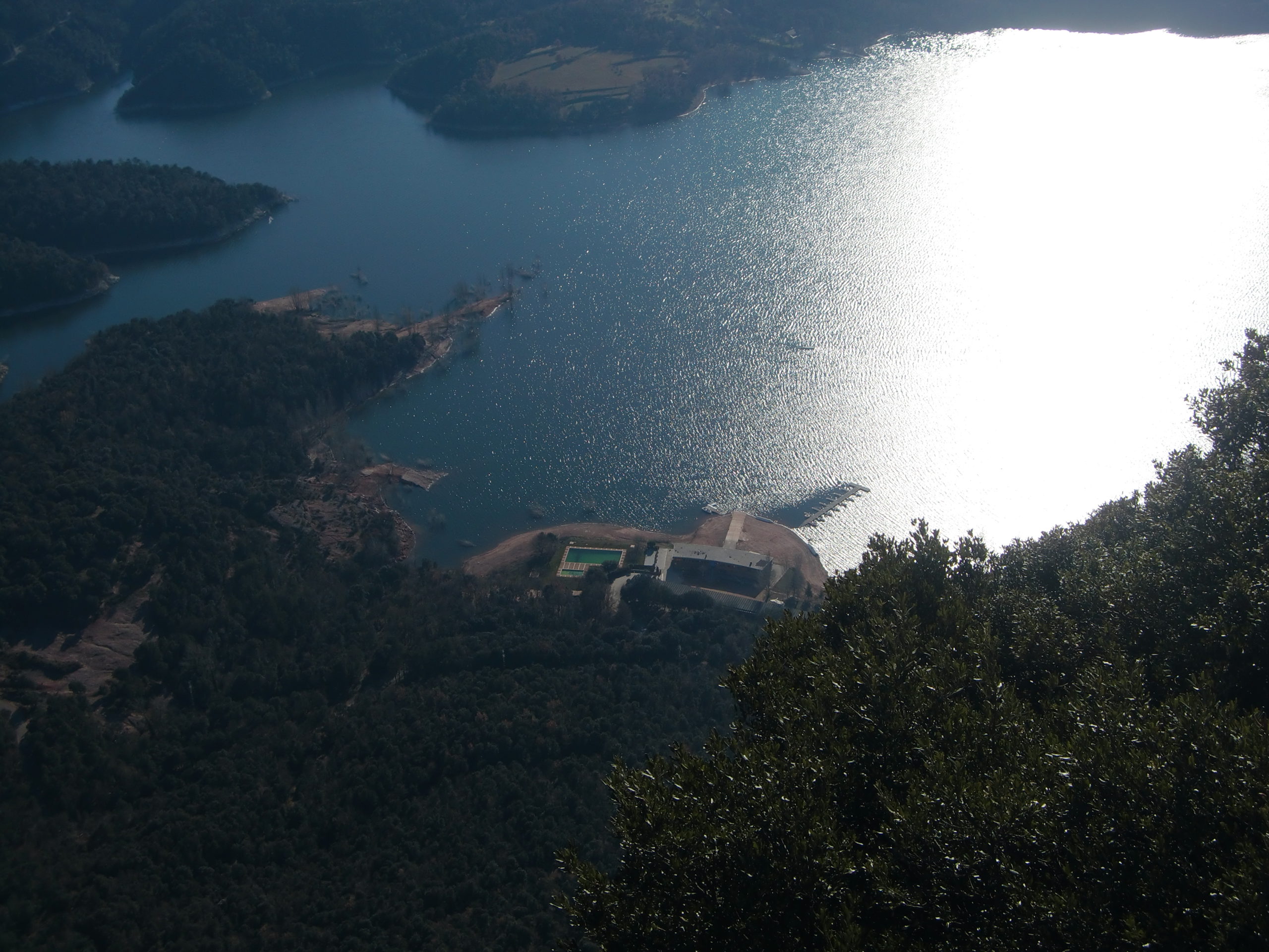 tavertet, cingles a l'embassament de sau