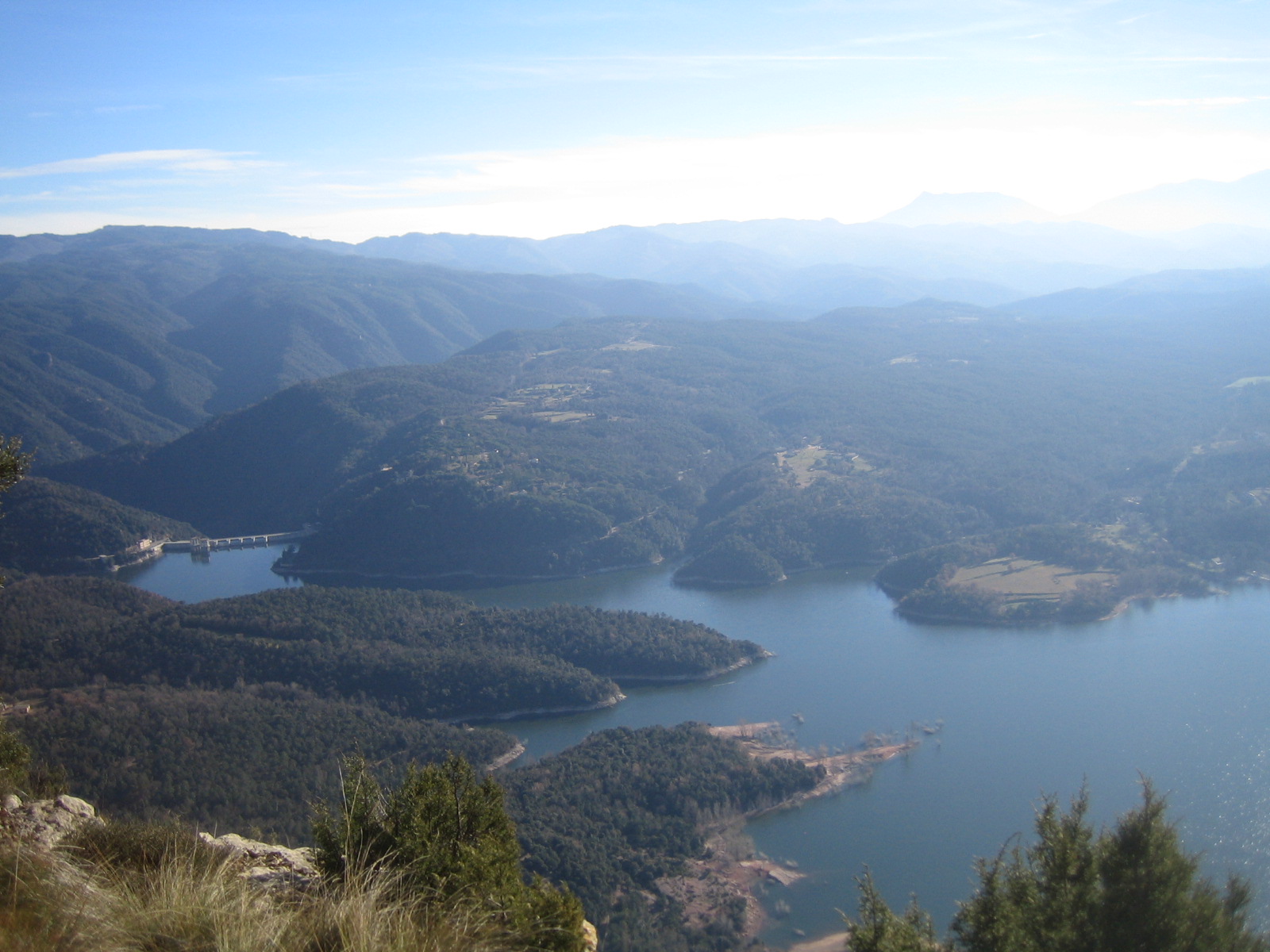 tavertet, cingles a l'embassament de sau