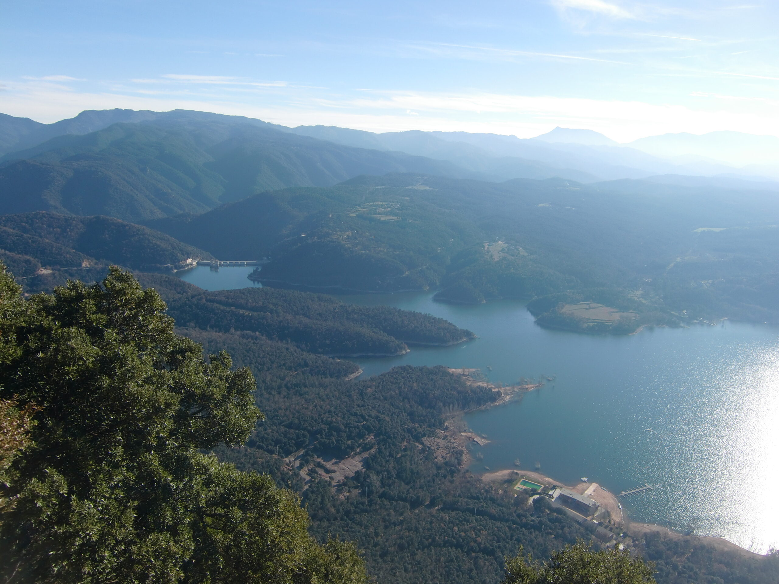 tavertet, cingles a l'embassament de sau
