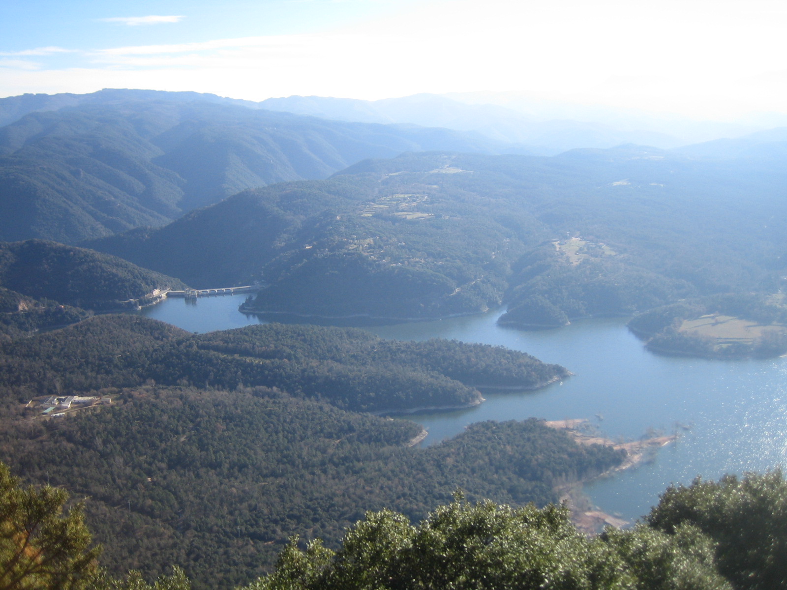 tavertet, cingles a l'embassament de sau