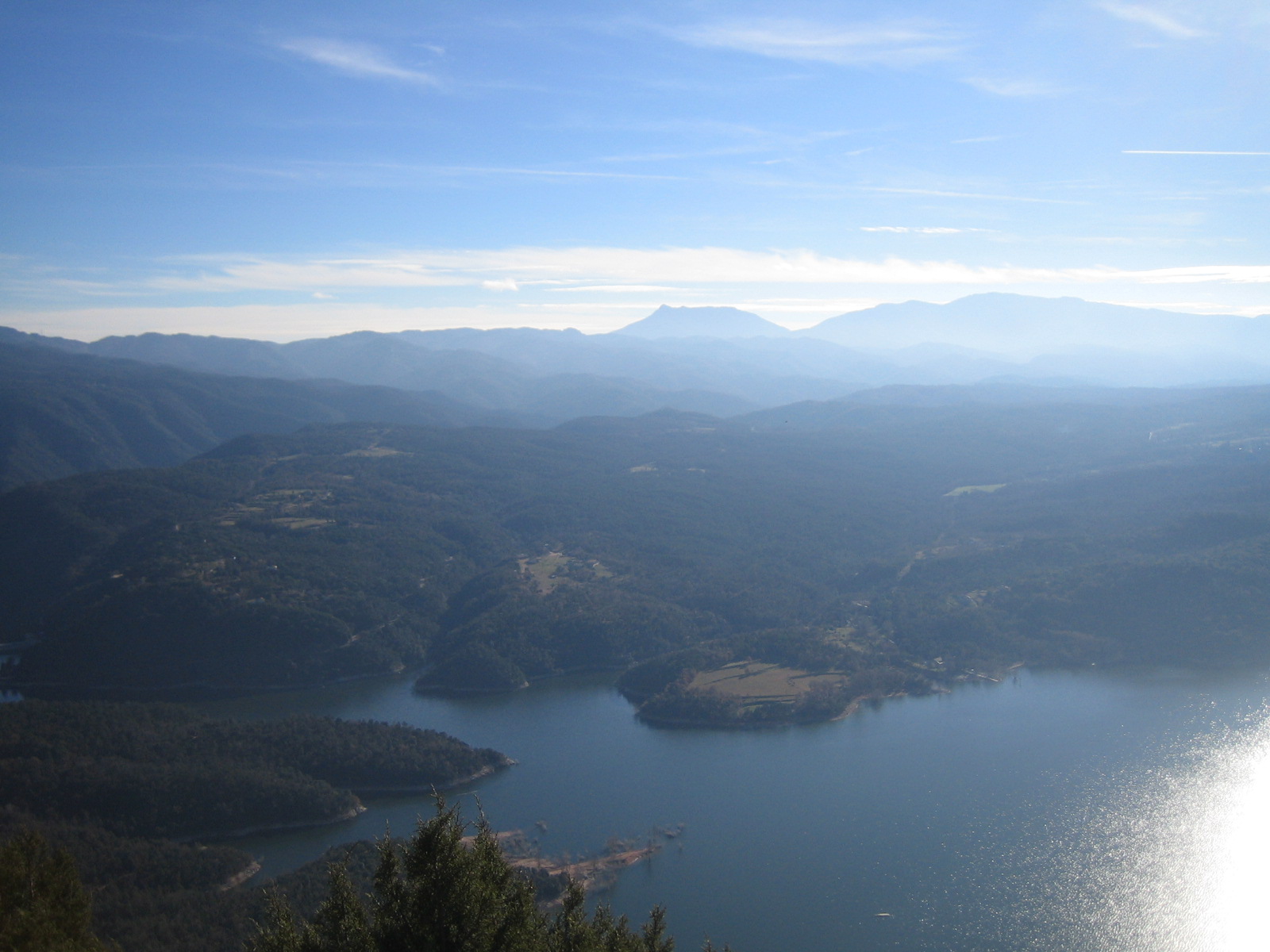 tavertet, cingles a l'embassament de sau
