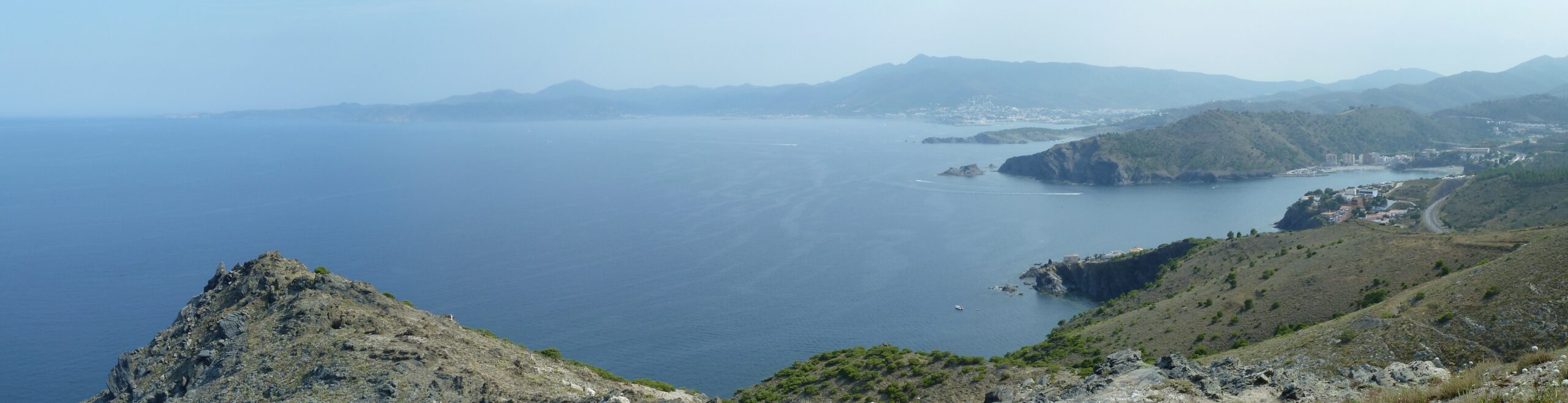 punta del claper al cap de creus, serra de rodes, badia de port de la selva i colera