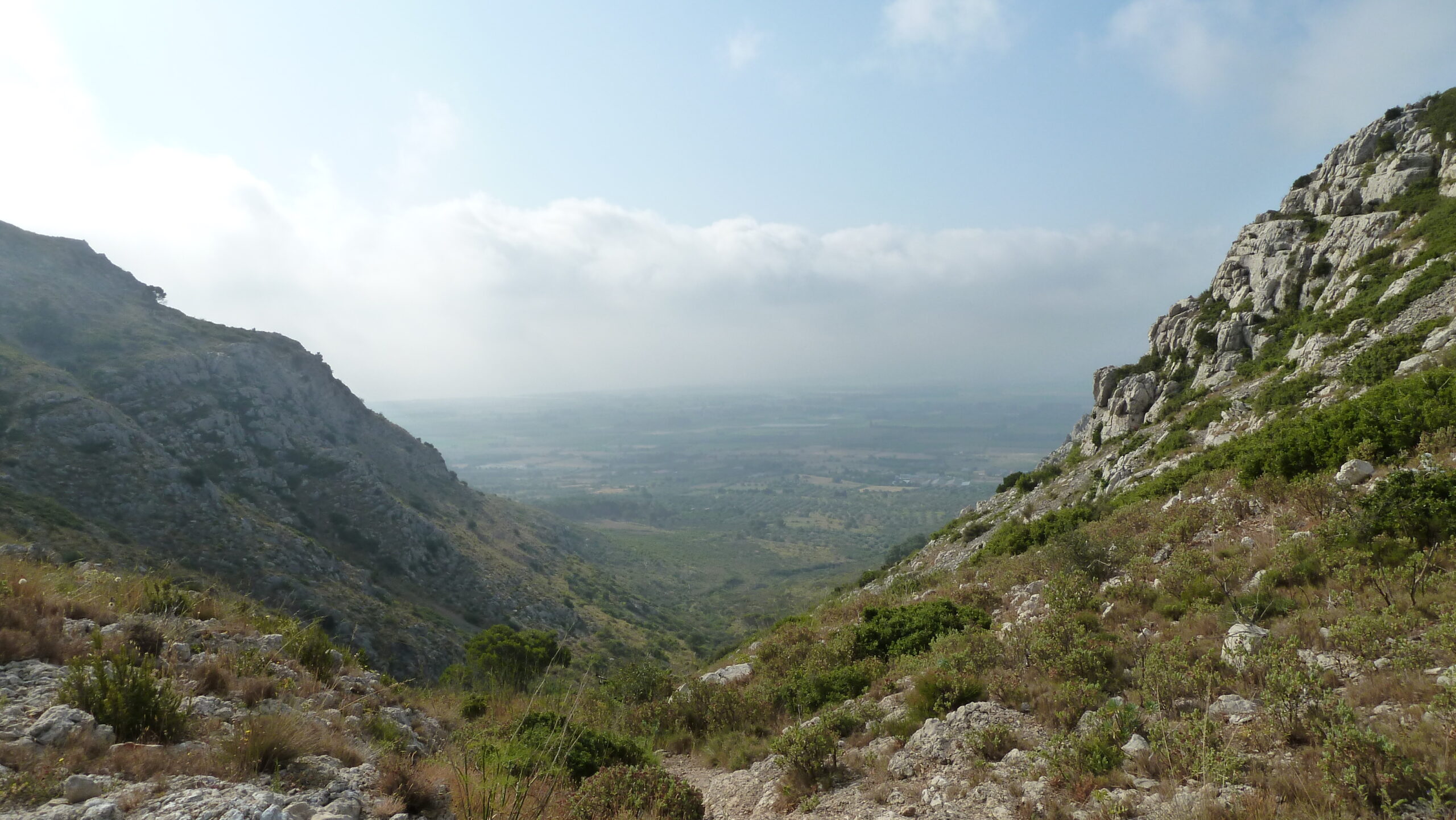 massís del montgrí, pel coll d'en garrigar