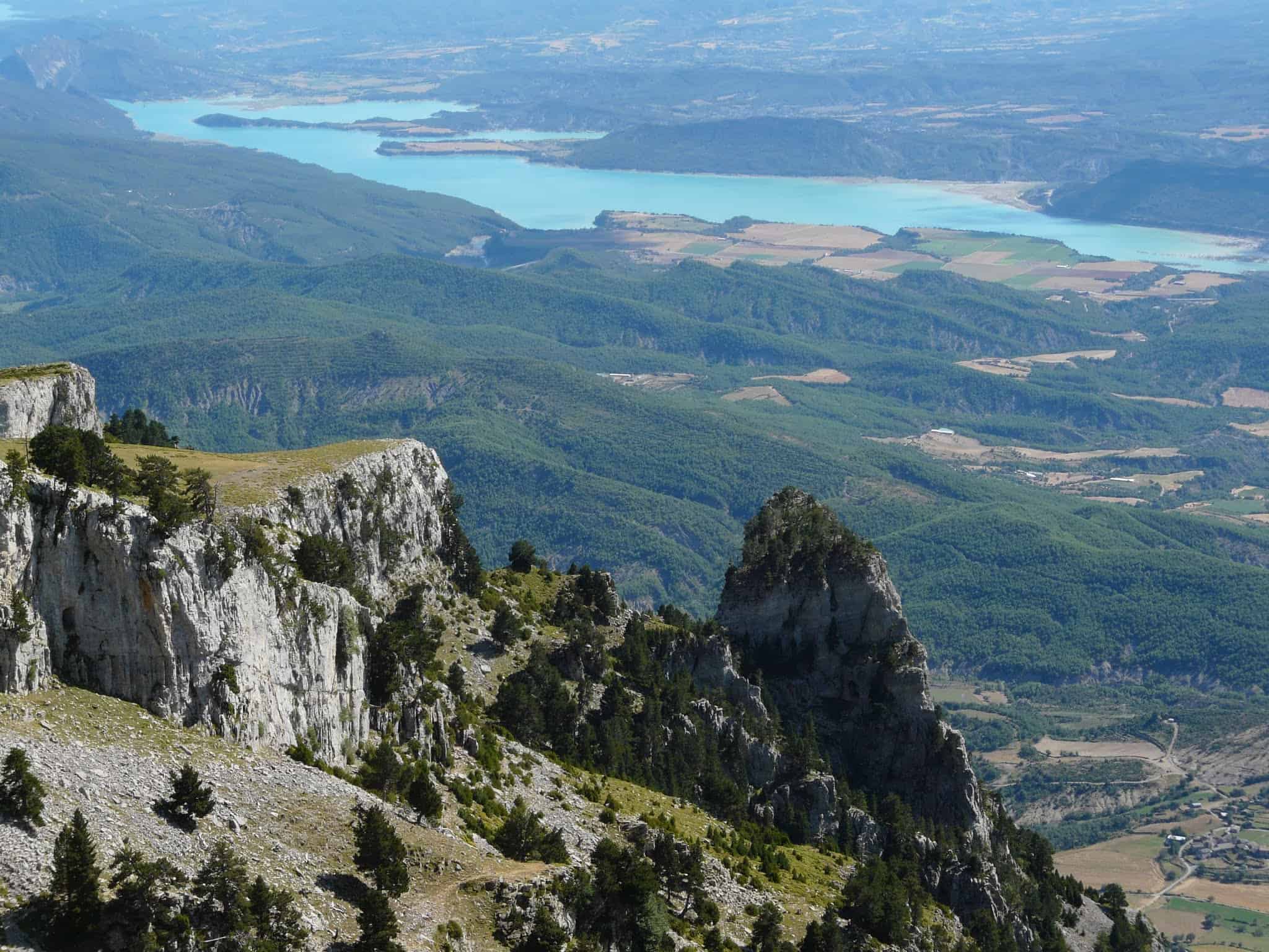Peña Montañesa al embalse de Mediano